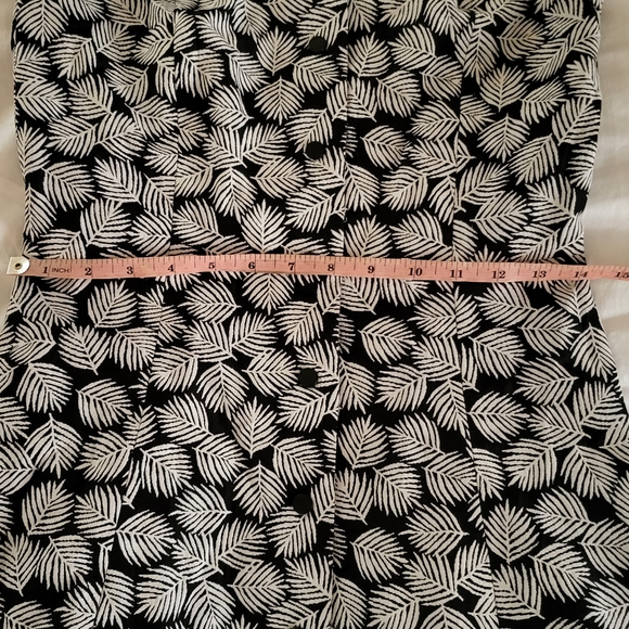 Michael kors A-line printed dress black and white size 2 - Picture 4 of 10